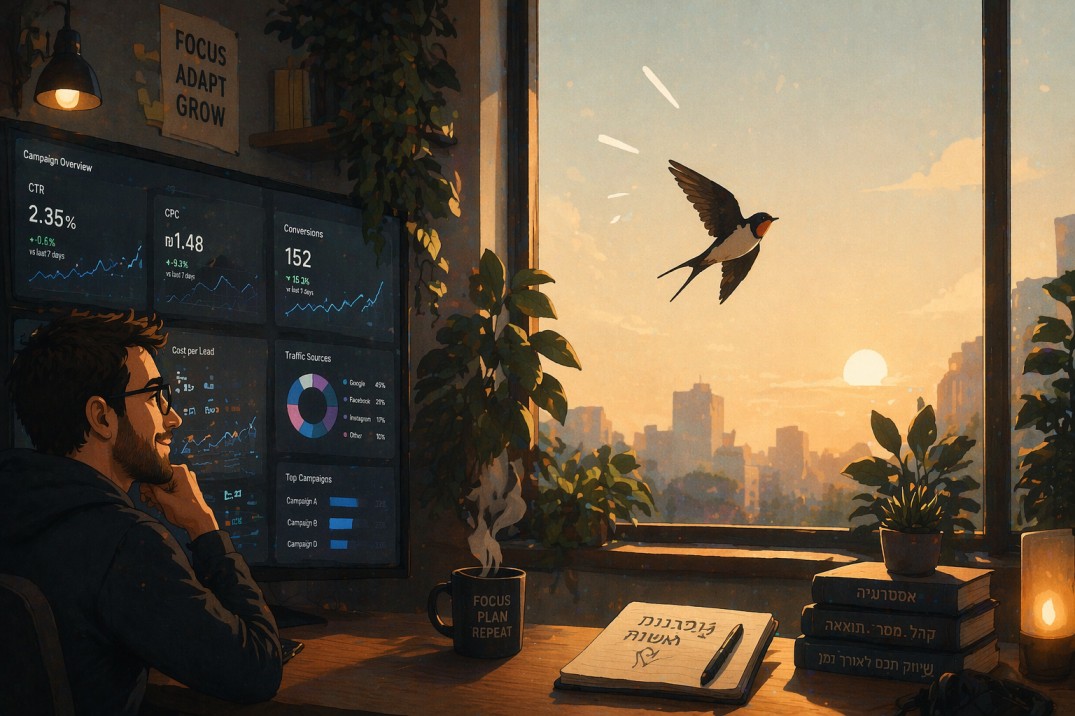 סנונית ראשונה בניהול קמפיינים