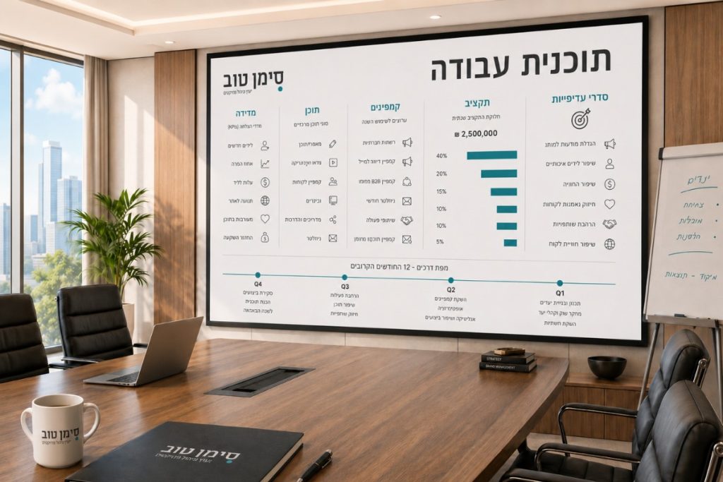 סמנכל שיווק ואסטרטגיה